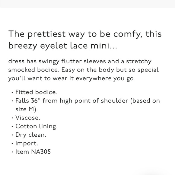 Madewell Eyelet Lucie Smocked Mini Dress - Size Small - Picture 7 of 13